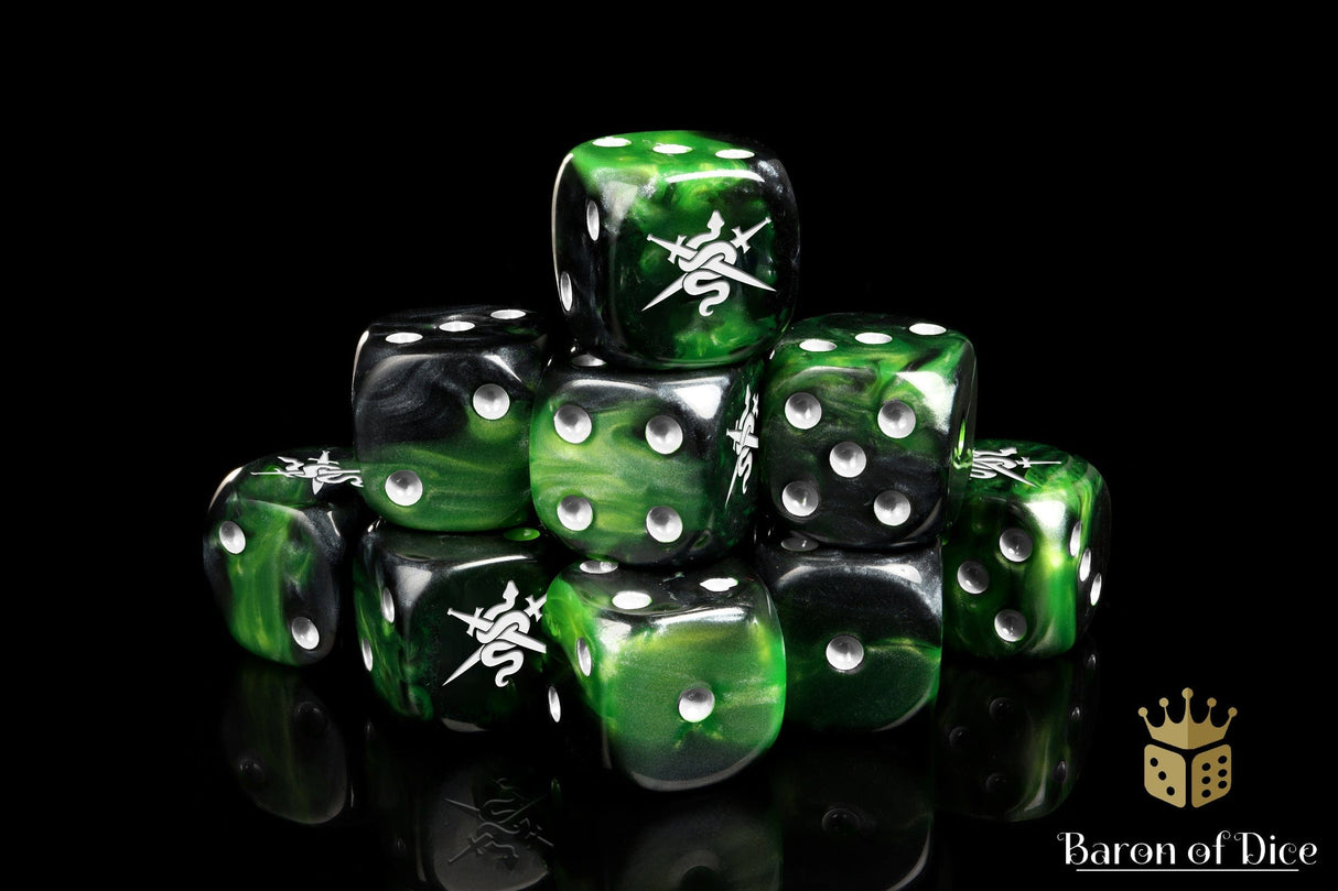 BaronOfDice Dice Shadow Vipers, Warp Touched, Dice