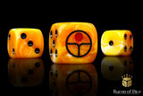 BaronOfDice Dice Universal Peace, Ochre, 16mm Dice