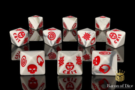 BaronOfDice Dice Watchers, D8 Dice Set