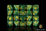 BaronOfDice Dice World Domination, Green, D8 Dice Set