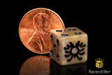 BaronOfDice Dice x25 Dice / 12mm Mini Skeleton Rune, Dice