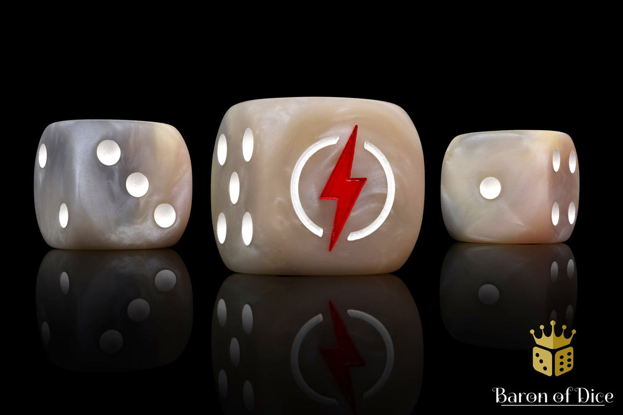 BaronOfDice Dice x25 Dice / Round Corner Armageddon Legion, 16mm Dice