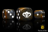 BaronOfDice Dice x25 Dice / Round Corner Beast Men 16mm Dice