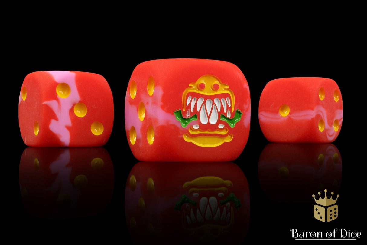 BaronOfDice Dice x25 Dice / Round Corner Cave Monsters, 16mm Dice