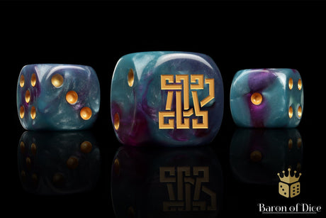 BaronOfDice Dice x25 Dice / Round Corner Clan McFlaggon, Infinity, Dice