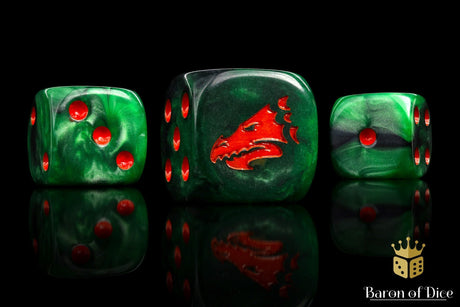 BaronOfDice Dice x25 Dice / Round Corner Drake 16mm Dice