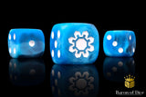 BaronOfDice Dice x25 Dice / Round Corner Frozen Cog, 16mm Dice