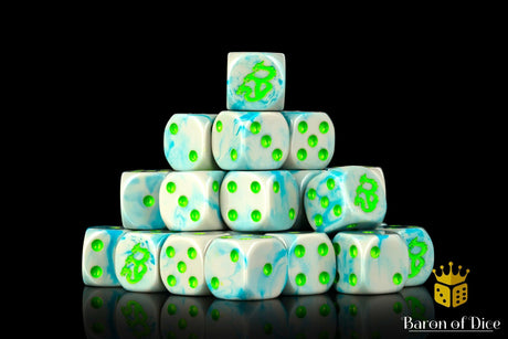 BaronOfDice Dice x25 Dice / Round Corner Hydra 2, 16mm Dice