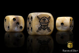 BaronOfDice Dice x25 Dice / Round Corner Military Sergeant, Desert, 16mm Dice