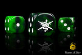 BaronOfDice Dice x25 Dice / Round Corner Shadow Vipers, Warp Touched, Dice