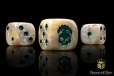 BaronOfDice Dice x25 Dice / Round Corner Skeleton Guard 16mm Dice