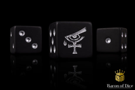 BaronOfDice Dice x25 Dice / Square Corner / 16mm Standard Eye of Isha, Dice