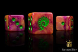 BaronOfDice Dice x25 Dice / Square Corner Alien 16mm Dice 4