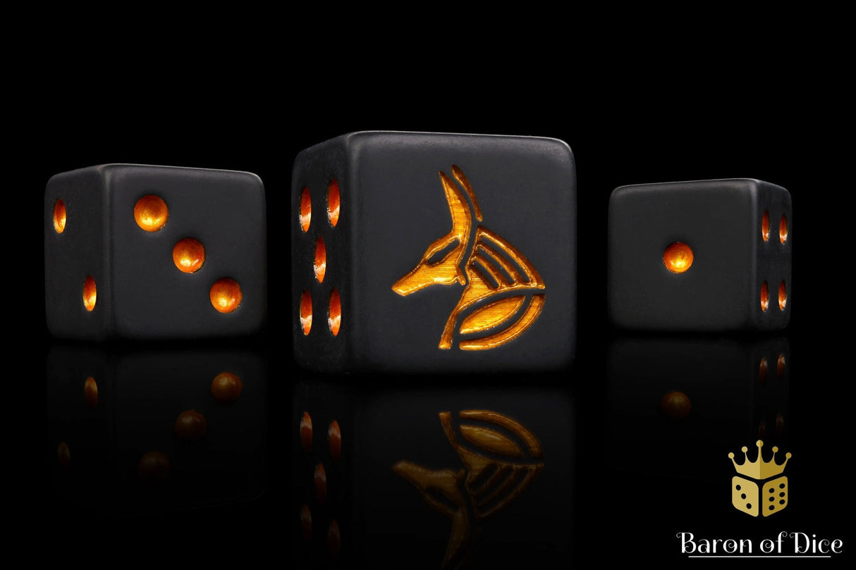 BaronOfDice Dice x25 Dice / Square Corner Anubis Dice