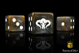 BaronOfDice Dice x25 Dice / Square Corner Beast Men 16mm Dice