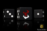 BaronOfDice Dice x25 Dice / Square Corner Black Orcs, Dice