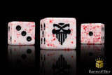 BaronOfDice Dice x25 Dice / Square Corner Bloody Massacre, 16mm Dice