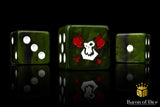 BaronOfDice Dice x25 Dice / Square Corner Bloody Orcs 16mm Dice