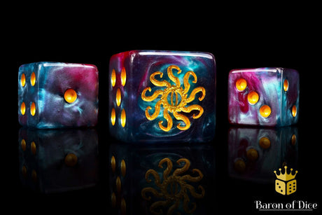 BaronOfDice Dice x25 Dice / Square Corner Cult of Knowledge 2, 16mm Dice