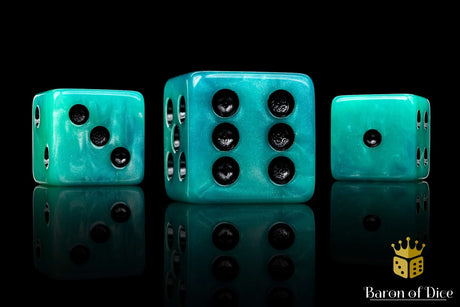 BaronOfDice Dice x25 Dice / Square Corner Ghost, Dice