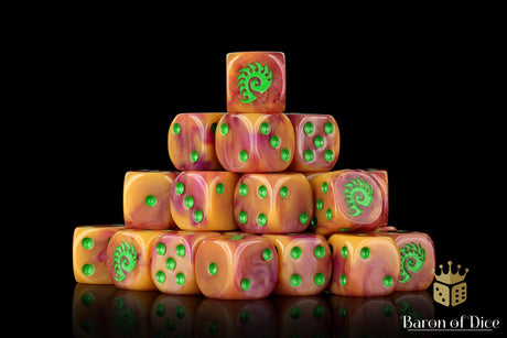 BaronOfDice Dice x50 Dice Alien 16mm Dice 4