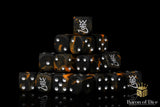 BaronOfDice Dice x50 Dice / Round Corner Dark Ones 16mm Dice