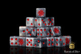 BaronOfDice Dice x50 Dice / Square Corner Chaos Demon, Red Star, Dice