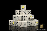 BaronOfDice Dice x50 Dice / Square Corner Flaming Book, 16mm Dice