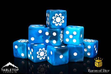 BaronOfDice Frozen Cog, 16mm Dice