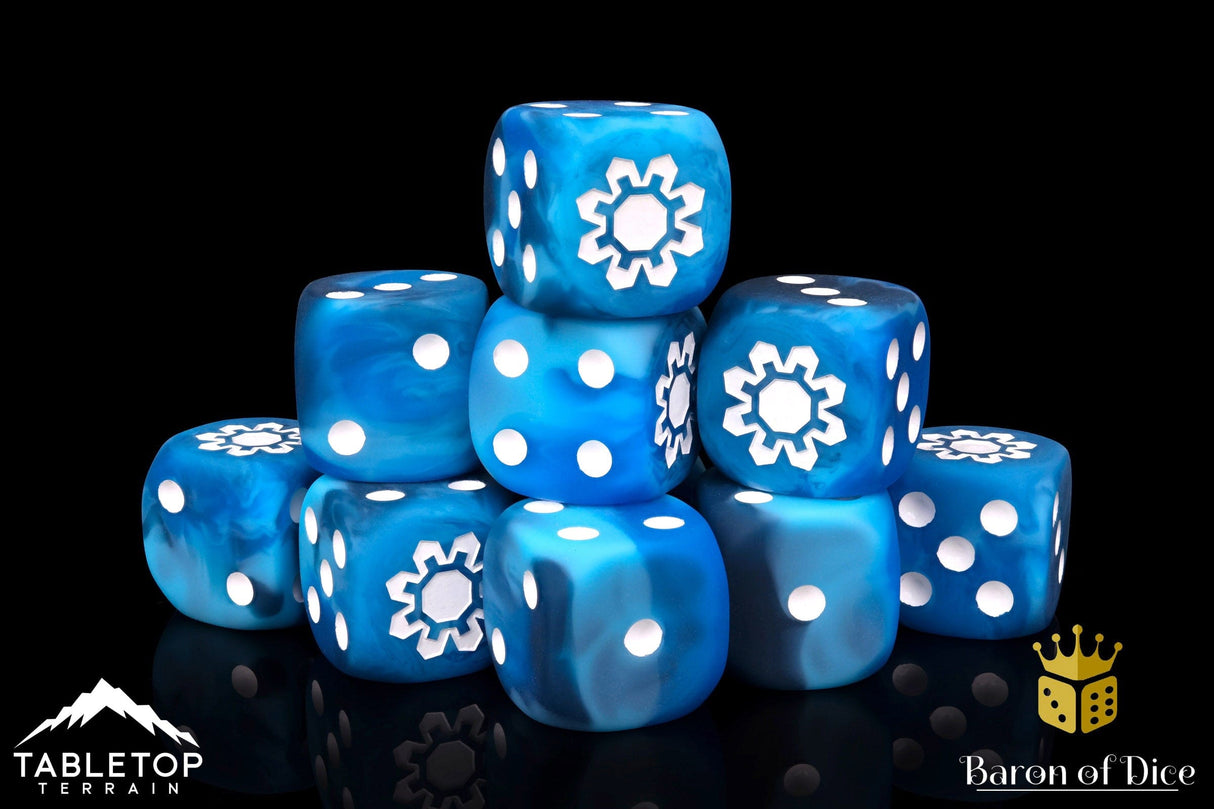 BaronOfDice Frozen Cog, 16mm Dice