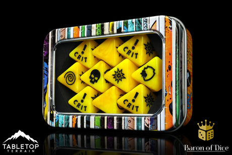 BaronOfDice Generic Yellow D8 Dice Set