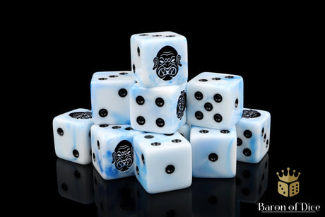 BaronOfDice Giant, White Ice, Dice