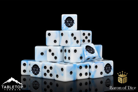 BaronOfDice Giant, White Ice, Dice