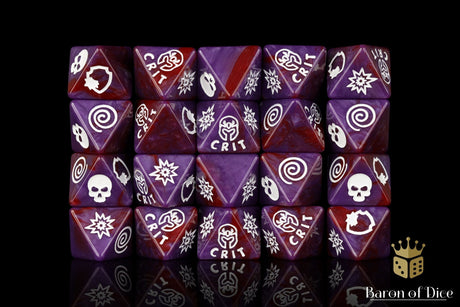 BaronOfDice Menacing Mutants D8 Dice Set