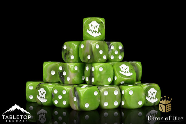 BaronOfDice Orc, OG, White Dice