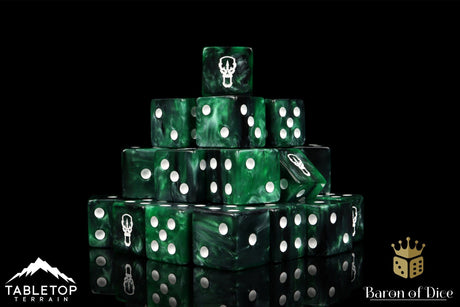 BaronOfDice Tainted Knight, Green, Dice