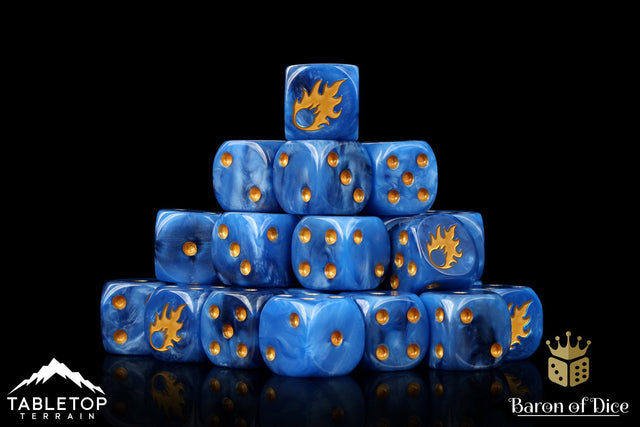 BaronOfDice Twin Meteors 16mm Dice