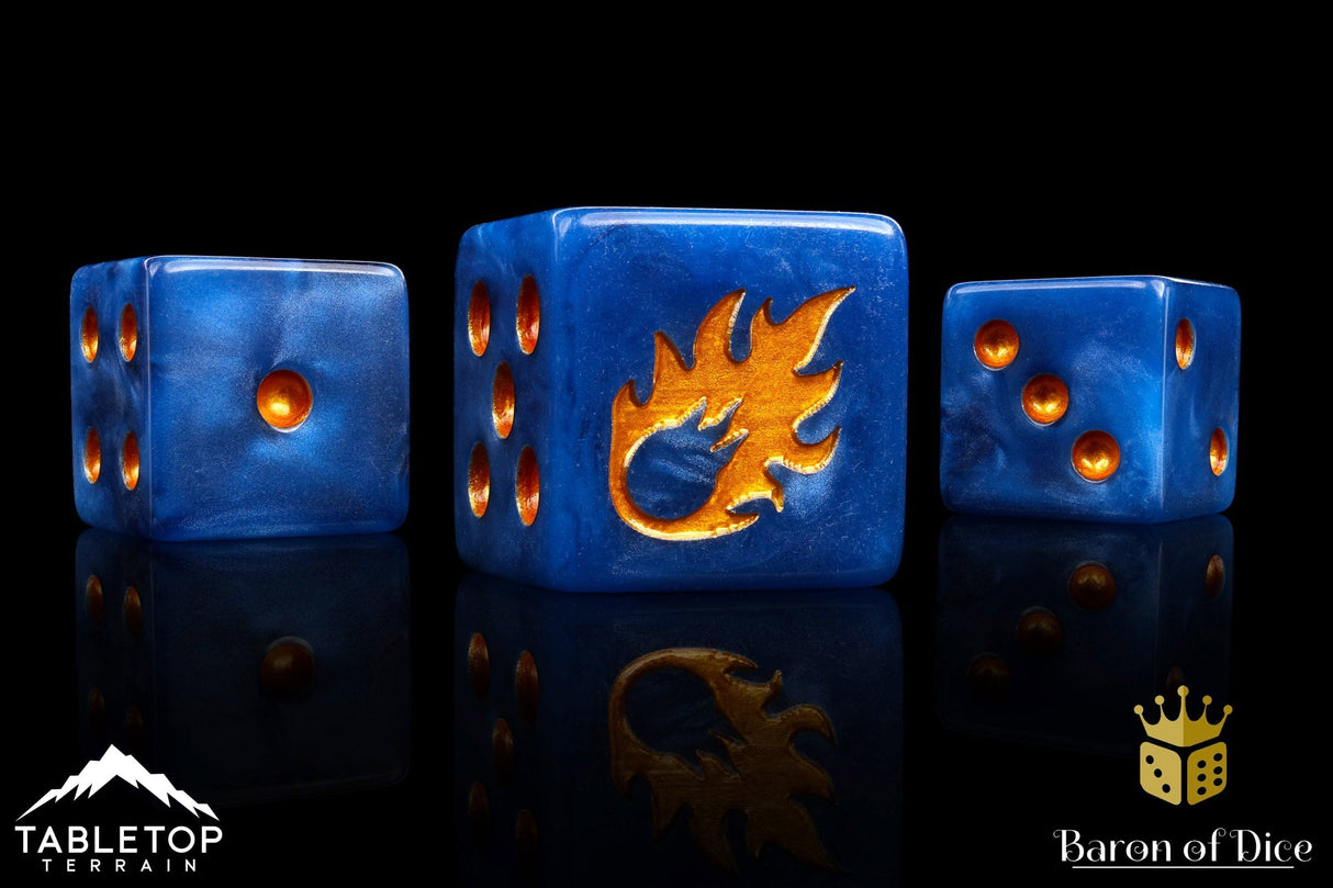 BaronOfDice Twin Meteors 16mm Dice