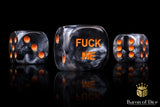 BaronOfDice x25 Dice Fuck Me, Steel, 16mm Dice