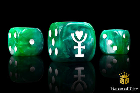 BaronOfDice x25 Dice Reincarnate 16mm Dice