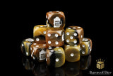 BaronOfDice x25 Dice / Round Corner Beer Mug 16mm Dice