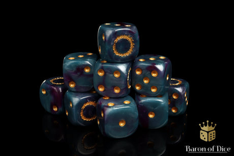 BaronOfDice x25 Dice / Round Corner Infinity Dragon, Dice