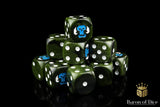 BaronOfDice x25 Dice / Round Corner Orc Looters 16mm Dice