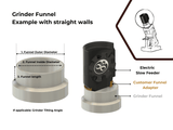 CremaLoop Coffee Grinder Upgrade Electric Slow Feeder PRO - Custom Order