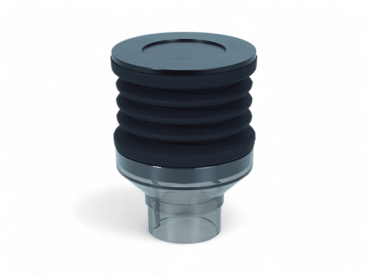 CremaLoop Metallic Lid Version Eureka Mignon Single Dose Bellow | Wood or Metal Lid | Transparent Hopper