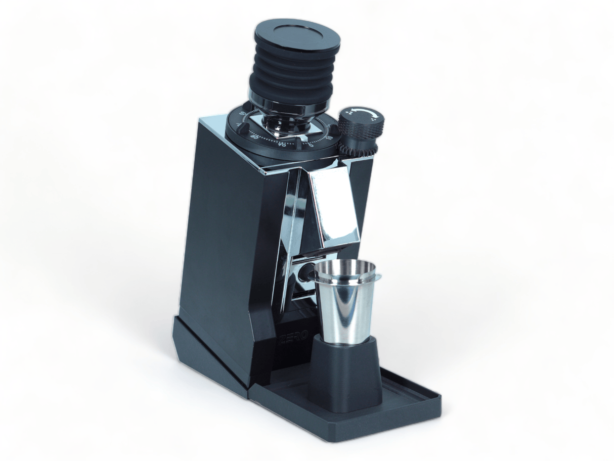 CremaLoop Metallic Lid Version Eureka Mignon Single Dose Bellow | Wood or Metal Lid | Transparent Hopper