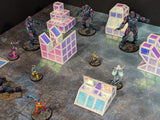 Gray Matter Gaming Gaming Mat 36x36 Danger Room - Neoprene Battle Mat with Bag