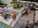 Gray Matter Gaming Gaming Mat 36x36 Modern City 2 - Neoprene Battle Mat with Bag