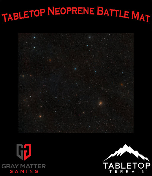 Gray Matter Gaming Gaming Mat 36x36 Starfield - Neoprene Battle Mat - X-Wing, Armada, Battlefleet Gothic, Space, Starships