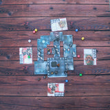 Gray Matter Gaming Gaming Mat 36x36 Tavern Table - 36" x 36" Board Game Mat with Bag